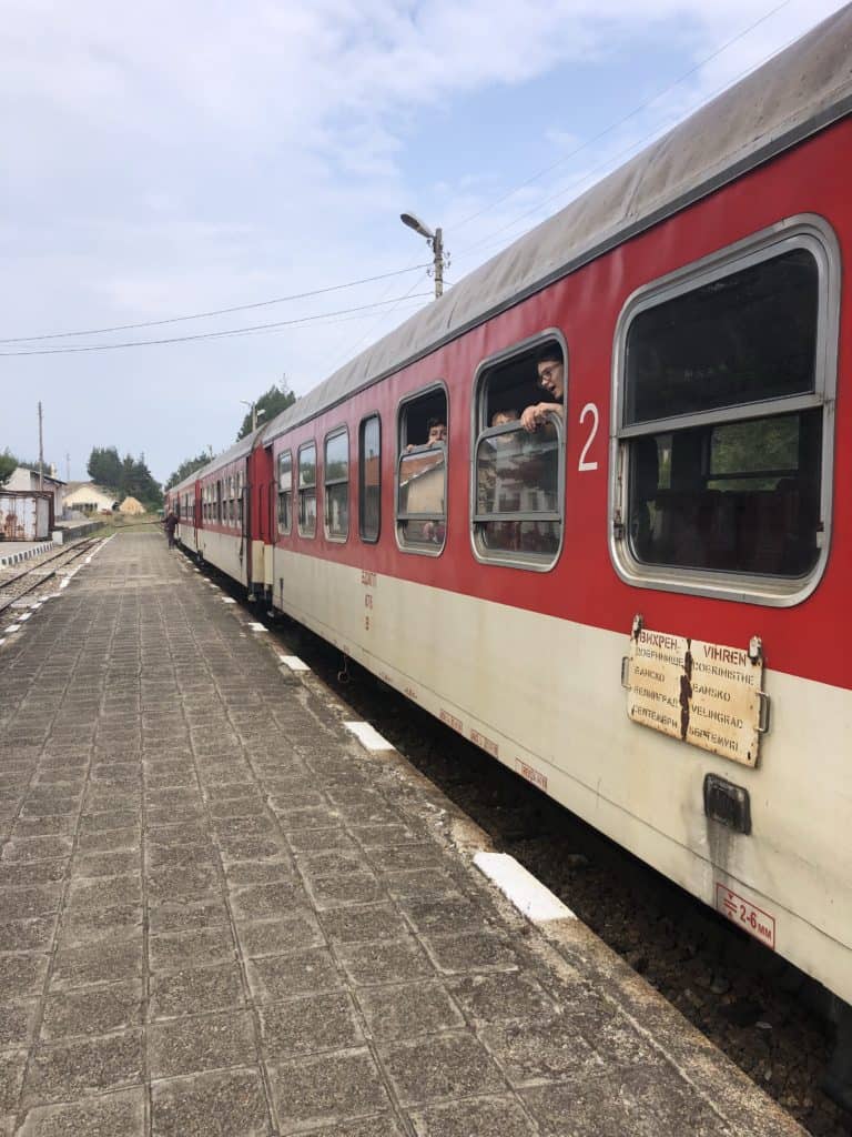 The Dobrinishte train - tesnolinejka