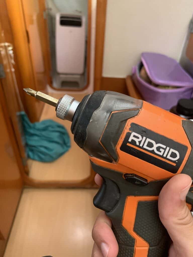 a cordless power tool