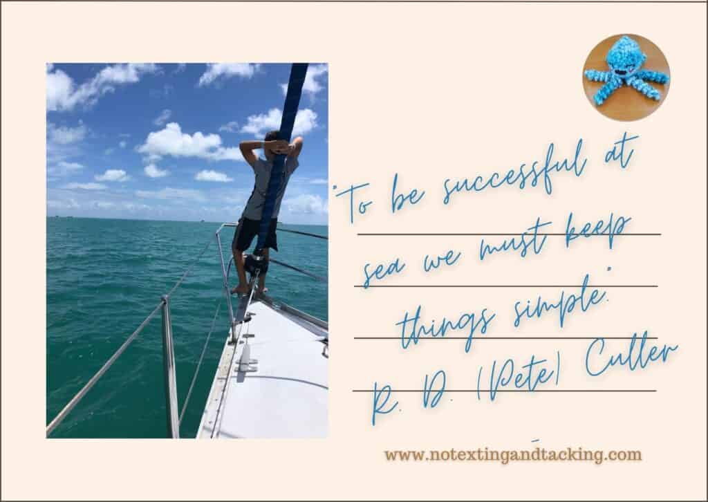 boating life sailing quotes postcard