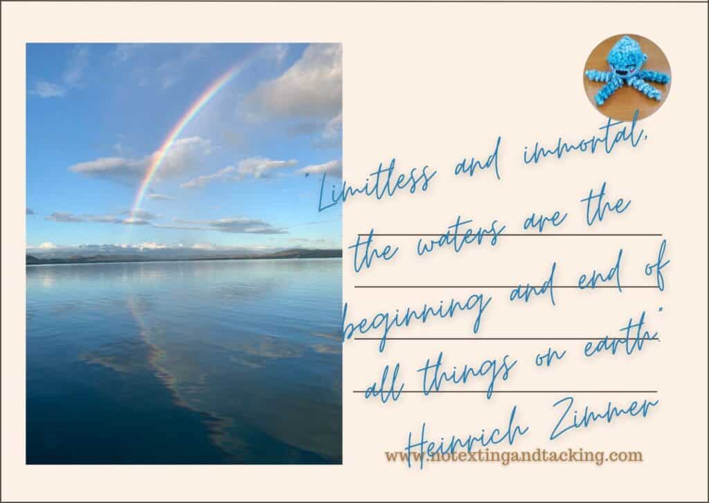 quotes about the sea postcard
