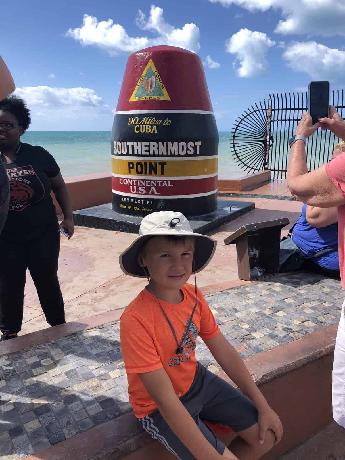 Key West FL Cuba marker
